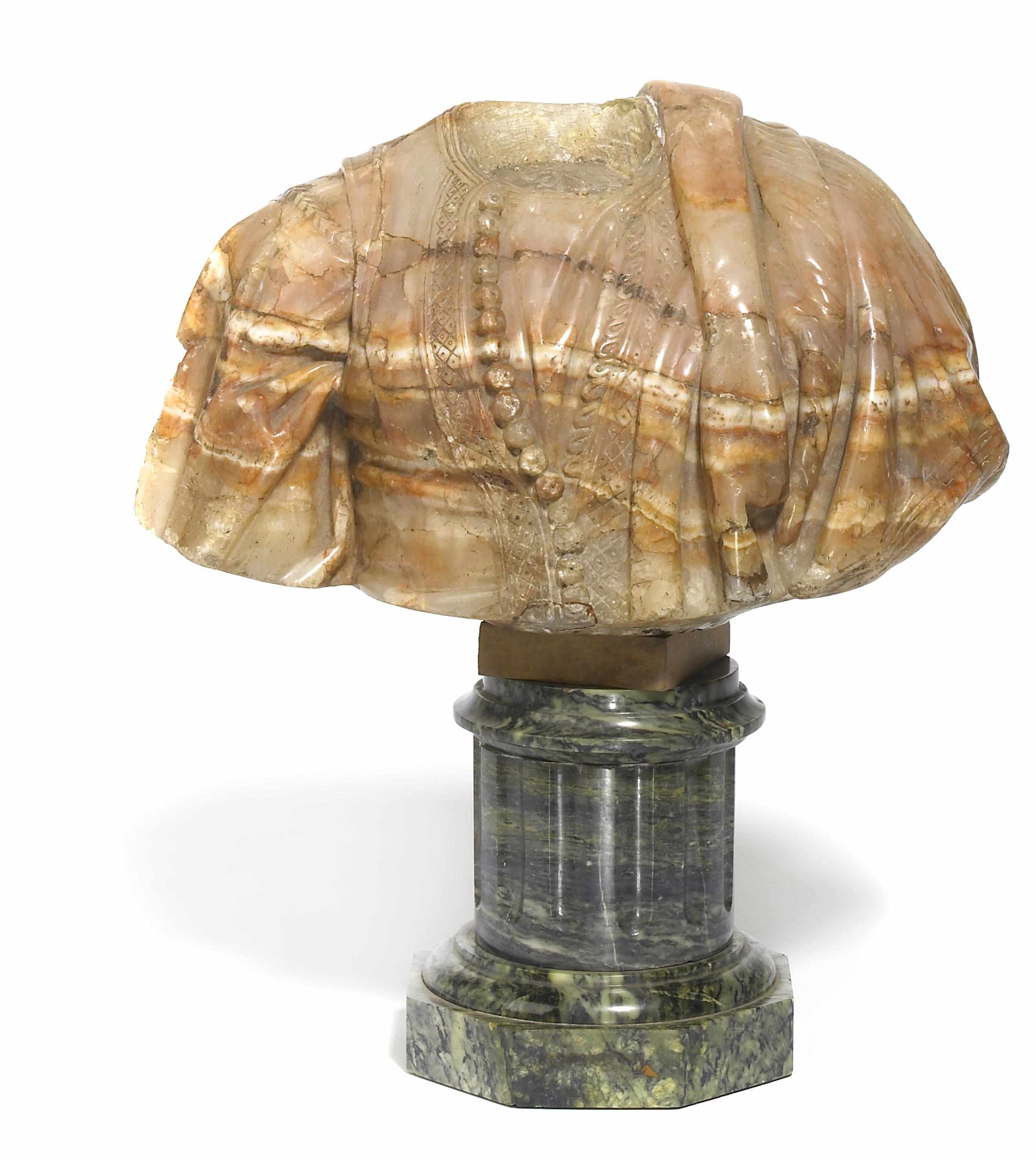 Appraisal: An Italian carved onyx bust late th early th century