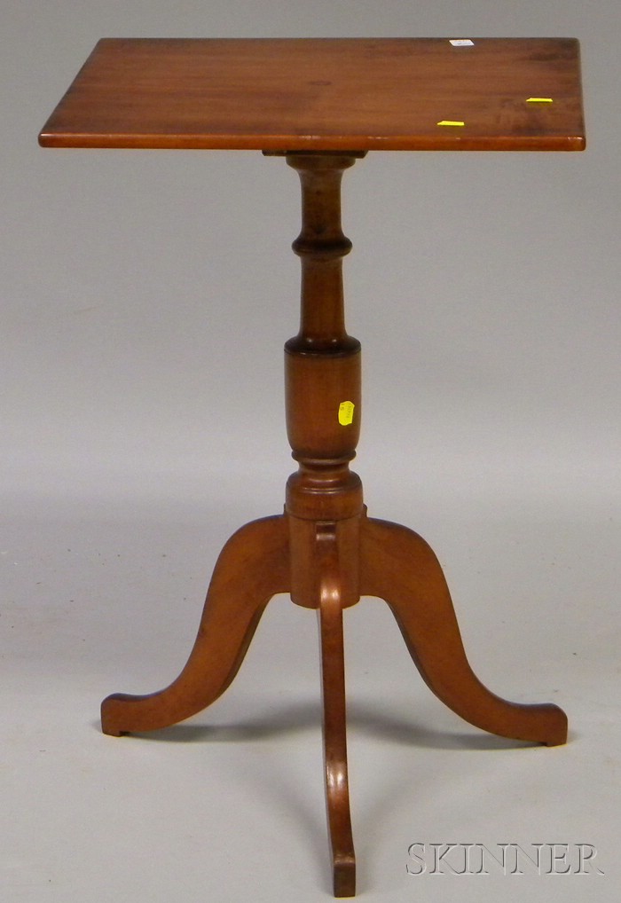 Appraisal: Federal Cherry and Maple Candlestand