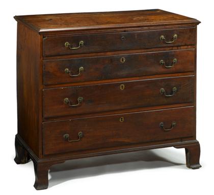 Appraisal: Chippendale cherrywood chest of drawerspennsylvania or new jersey late th