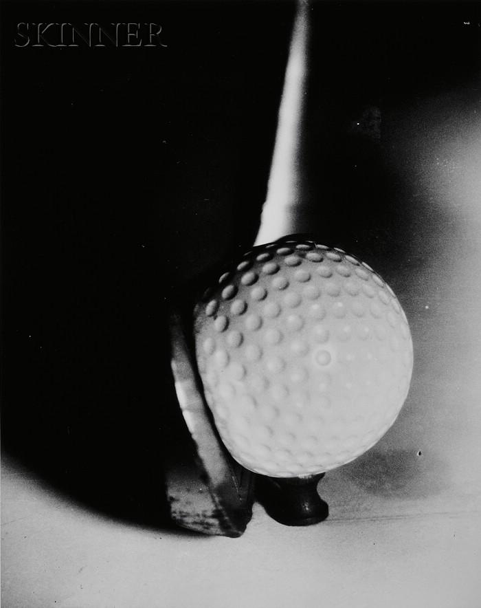 Appraisal: Harold Eugene Edgerton American - Golf Ball and Iron Signed