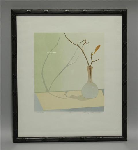 Appraisal: ANNE SILBER STILL LIFE OF VASE Serigraph x in Framed