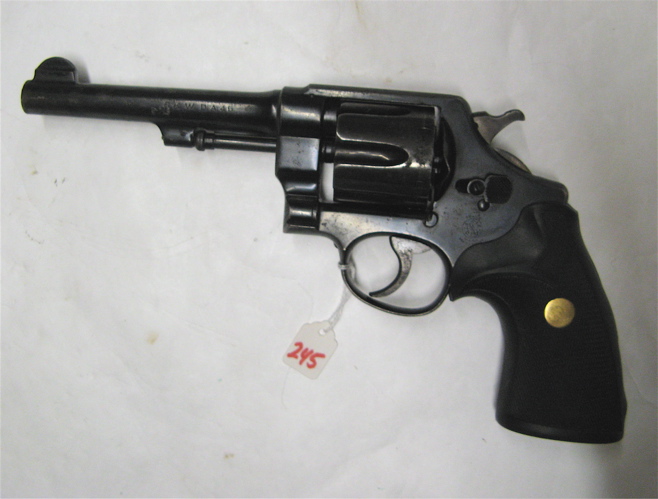 Appraisal: SMITH WESSON HAND EJECTOR MODEL OF DOUBLE ACTION REVOLVER Brazilian