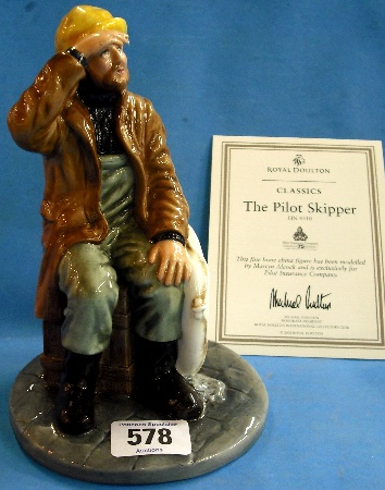 Appraisal: Royal Doulton Figure The Pilot Skipper HN with certificate