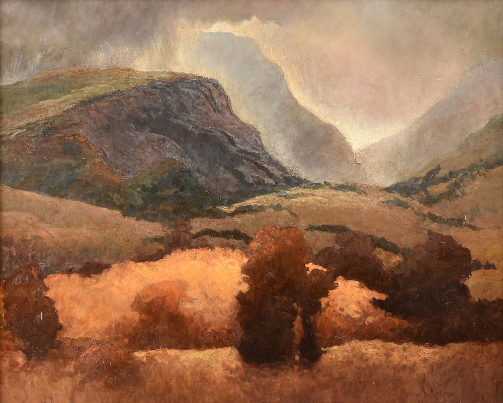 Appraisal: MARTY E RICKS American b A PAINTING High Country Autumn