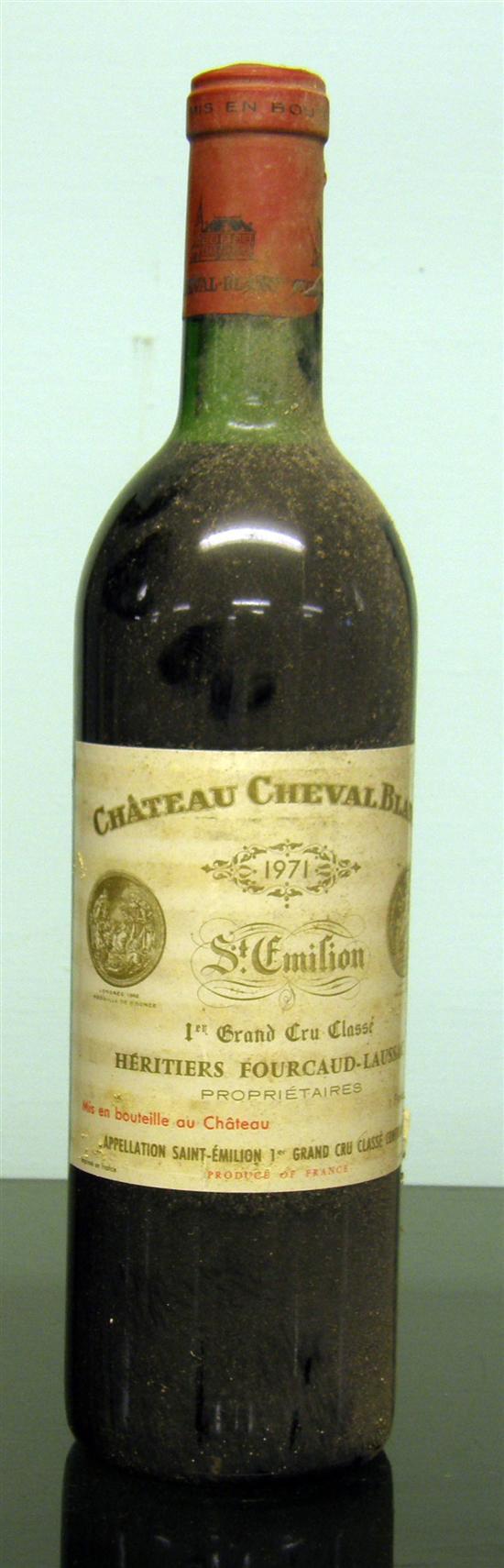 Appraisal: Chateau Cheval Blanc Premier Grand Cru Classe St Emilion bottles