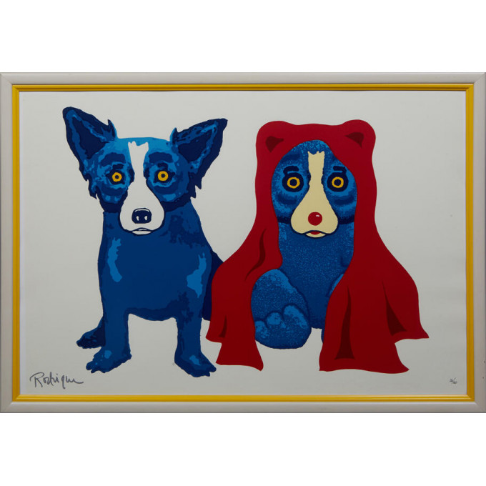 Appraisal: George Rodrigue - Louisiana Bear with Me c silkscreen print