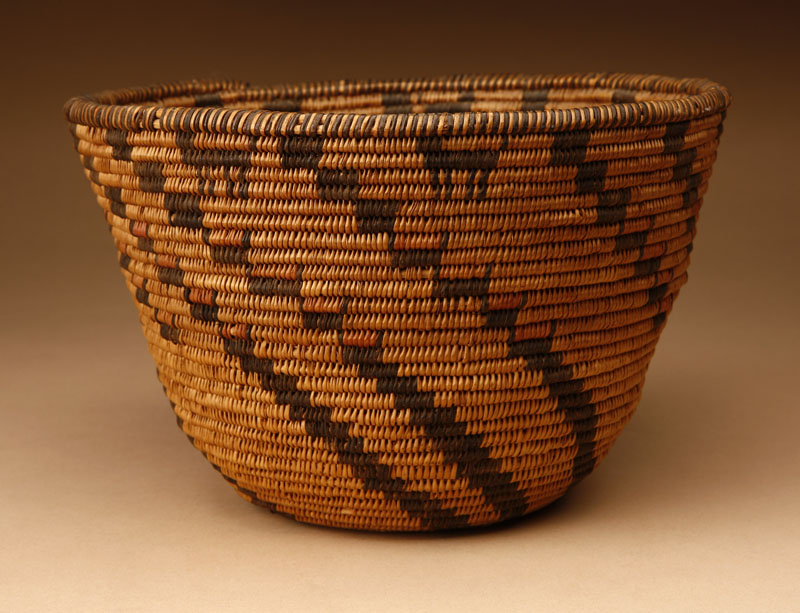 Appraisal: A Native American Pima bowl-form basket A Native American Pima