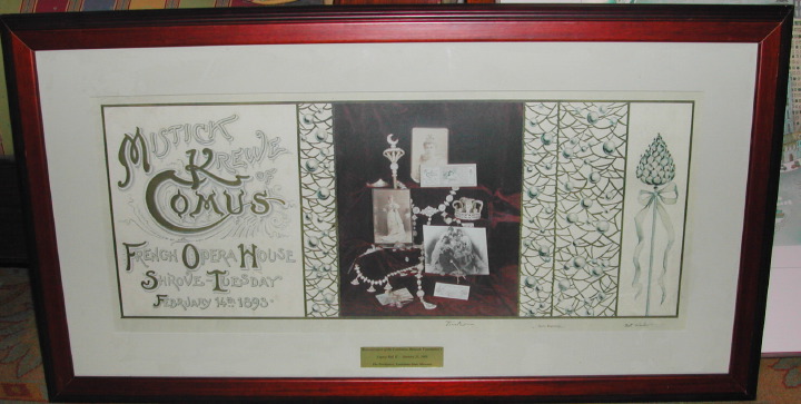 Appraisal: Mystick Krewe of Comus Legacy Ball II Poster in remembrance