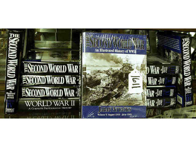 Appraisal: Complete set of WWII history books Estimate -