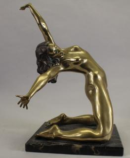 Appraisal: Rodger Brodin Minnesota - The awakening Bronze cast female figure