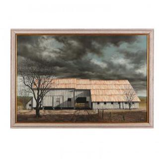 Appraisal: Ward Nichols NC b Passing Storm oil on canvas monogrammed