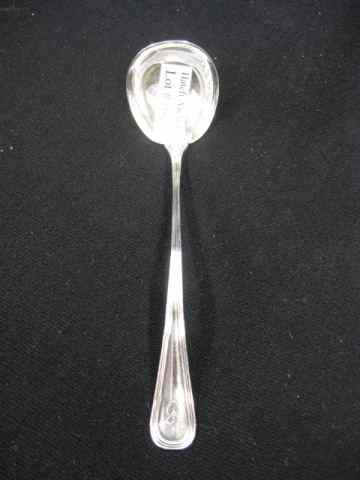 Appraisal: Watson Sterling Silver Oyster Ladle excellent '' long monogram