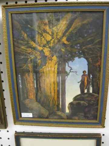 Appraisal: Maxfield Parrish Print ''Jason and the TalkingOak'' rare '' x