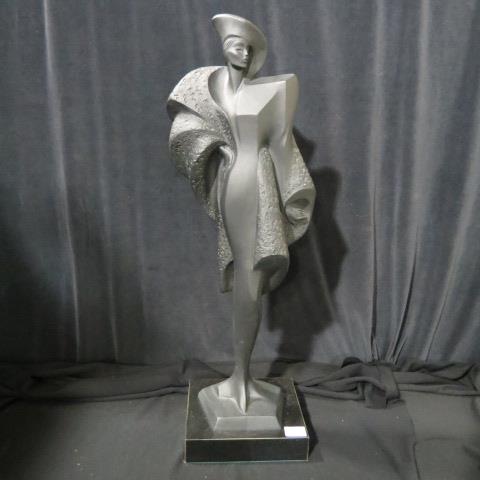 Appraisal: Austin Deco Style Figurine of a Lady tall