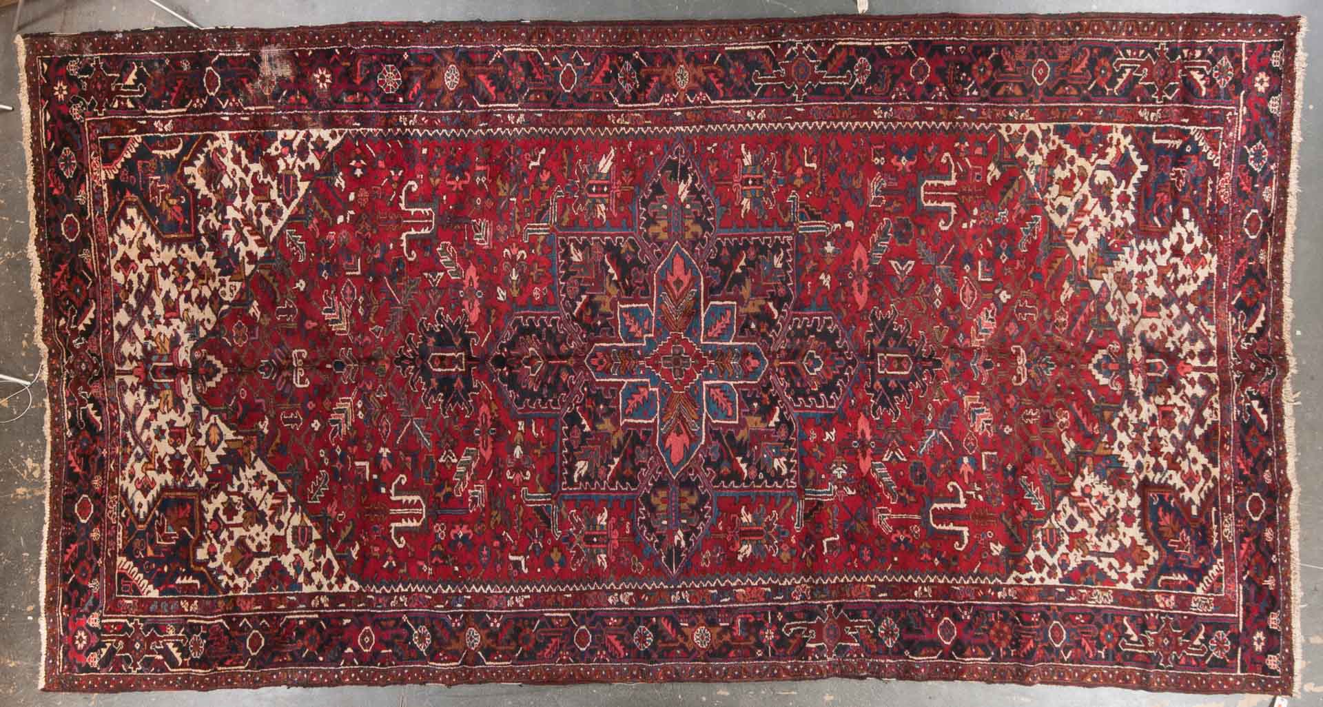 Appraisal: Herez carpet approx x Iran circa Condition Slight wear