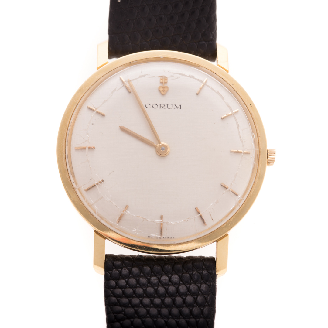 Appraisal: A Gent's K Corum Wrist watch K yellow gold gent's