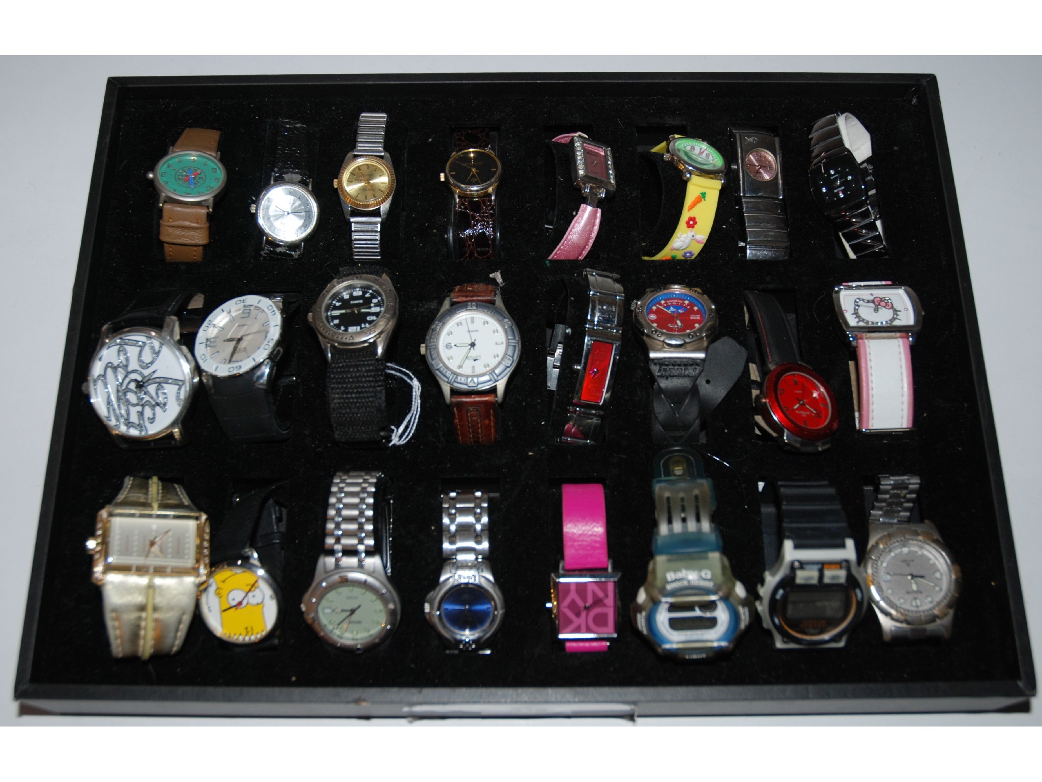 Appraisal: A collection of ladies and gents designers wristwatches