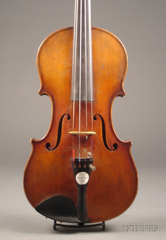 Appraisal: German Violin Ernst Heinrich Roth Workshop c labeled ERNST HEINRICH