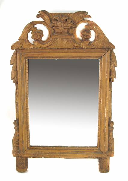 Appraisal: A Louis XVI style mirror early th century repainted height