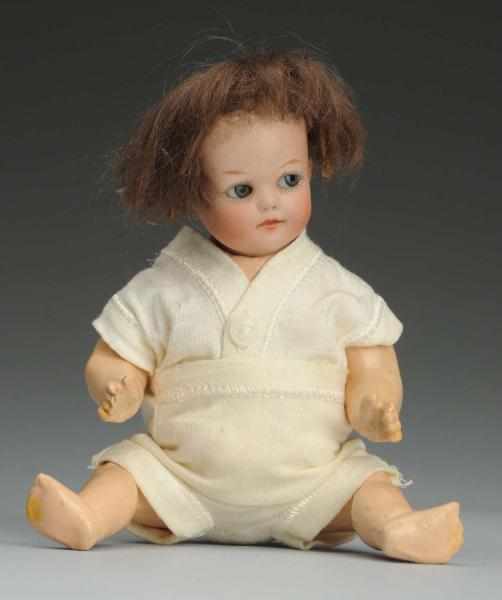 Appraisal: Sassy German Bisque Googly Doll Bisque socket head with Gebr