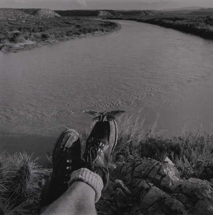 Appraisal: KEITH CARTER b RIO GRANDE Gelatin silver print x in