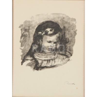 Appraisal: PIERRE AUGUSTE RENOIR French - Lithograph Claude Renoir signed in