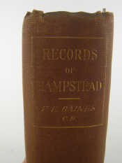 Appraisal: Records of the Manor Parish and Borough of Hampstead to