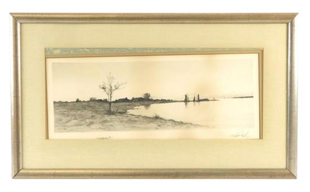 Appraisal: Edward Loyal Field American - etching th C depicts a