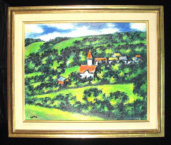 Appraisal: Dan Lutz American - County Cork Dairyland signed 'Lutz' lower