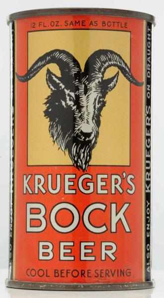 Appraisal: Krueger's Bock Beer Instructional Beer Can - OI Very clean