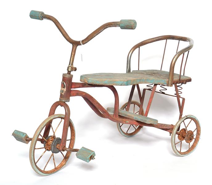 Appraisal: CHILD'S TRICYCLE Approximately cm long CHILD'S TRICYCLE Approximately cm long