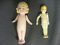 Appraisal: JOINTED BISQUE DOLLS Made in Japan JOINTED BISQUE DOLLS