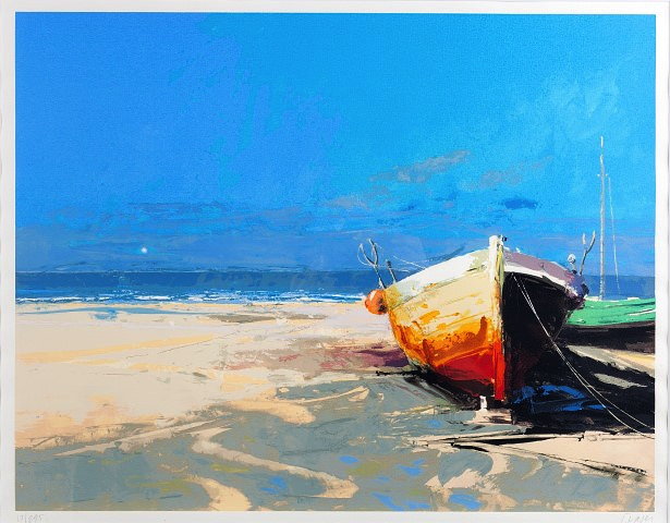 Appraisal: Donald Hamilton Fraser British - Fishing boat signed and numbered