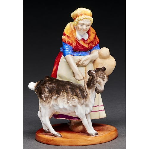 Appraisal: A Royal Worcester figure of The Old Goat Woman mid