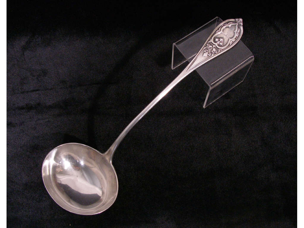 Appraisal: Victorian Sterling Silver Punch Ladle with London hallmarks for sponsor's