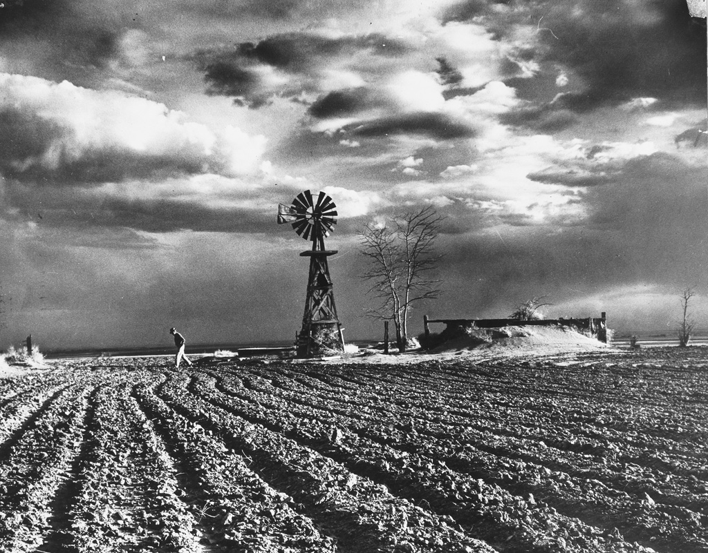 Appraisal: MARGARET BOURKE-WHITE - The Dust King Colorado Silver print x