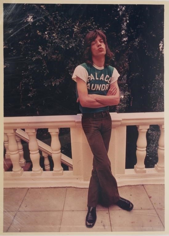 Appraisal: Jim Marshall American - c-print color photograph of Rolling Stones