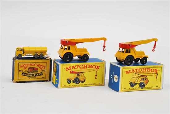 Appraisal: THREE MATCHBOX - SERIES MODELS INCLUDING A E R F