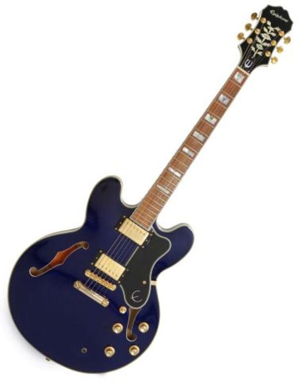 Appraisal: Sheraton II Pro Semi-Hollow guitar midnight sapphire finish Probucker humbucking