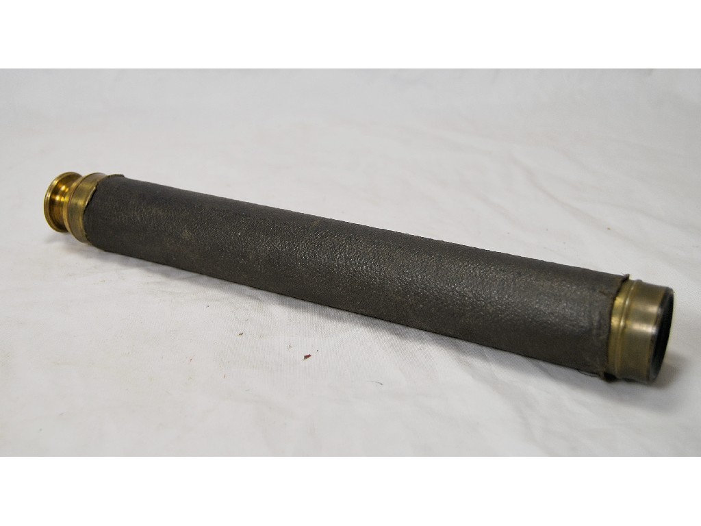 Appraisal: A Victorian three-draw telescope