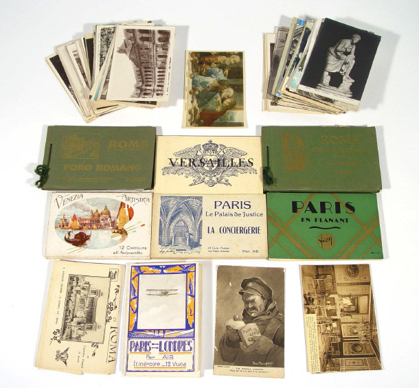 Appraisal: Mixed collection of postcards Continental cities and many others also