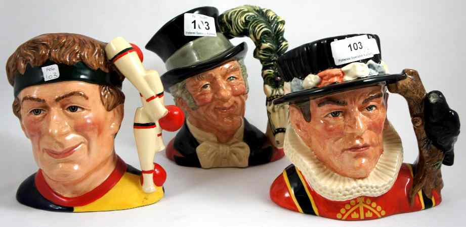 Appraisal: Royal Doulton Large Character Jug The Juggler D The Ringmaster