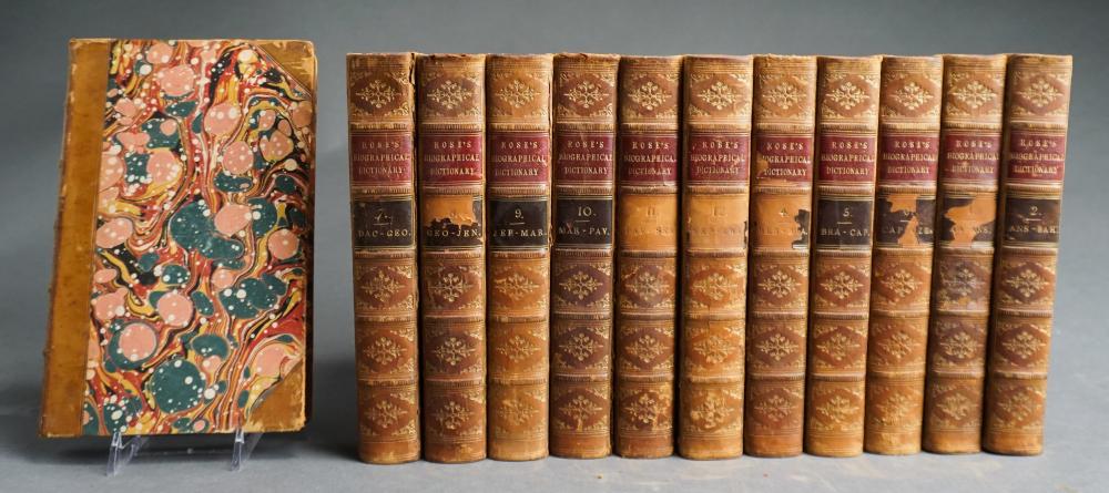 Appraisal: Hugh James Rose Biographical Dictionary London Volumes