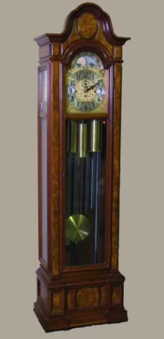 Appraisal: Herschede Tall Case clock -tube selectable chime sun and moon