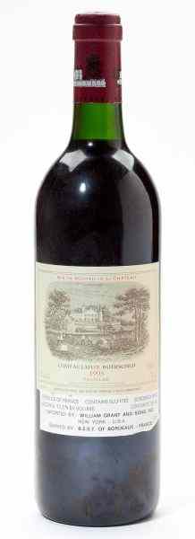 Appraisal: Chateau Lafite RothschildPauillac bottlebnAcquired from a long-standing collector