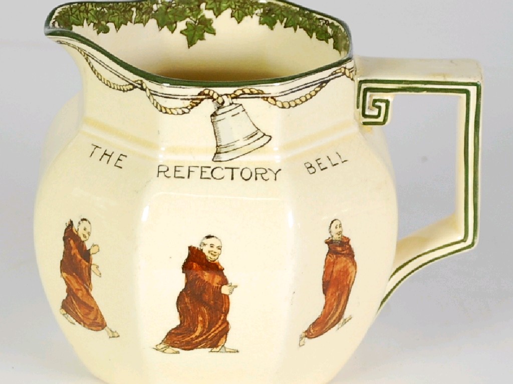 Appraisal: ROYAL DOULTON 'THE RECTORY BELL' SERIES WARE POTTERY JUG panelled