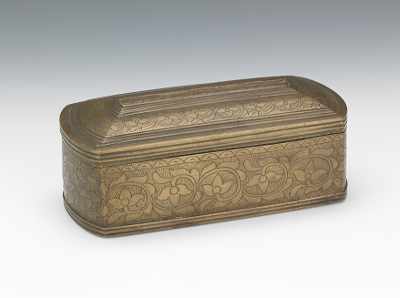 Appraisal: A Chinese Opium Box An eight piece set which includes