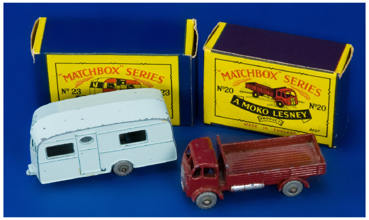 Appraisal: Matchbox - Series Regular Wheels a Stake Truck Maroon Body