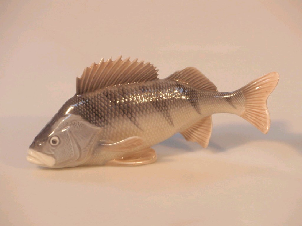 Appraisal: A Royal Copenhagen model of a fish no cm long