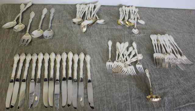 Appraisal: TOWLE Sterling Flatware Set Includes dinner forks salad forks teaspoons